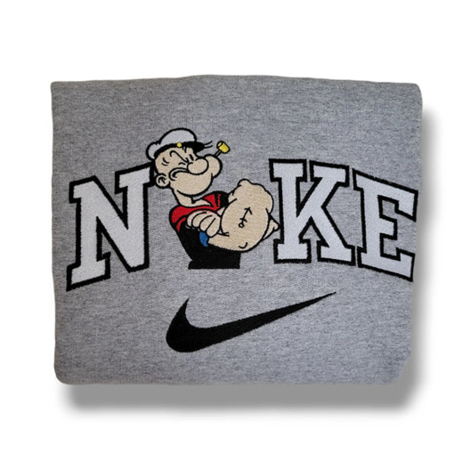 Vintage Embroidered Popeye Sweatshirt