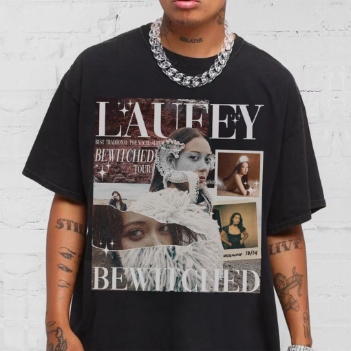 Laufey The Bewitched Tour 2023 Shirt, Laufey Tour Sweater, Laufey Fan Gift Hoodie, Paper Collage Vintage Shirt, Gift Unisex 1411R ILYD