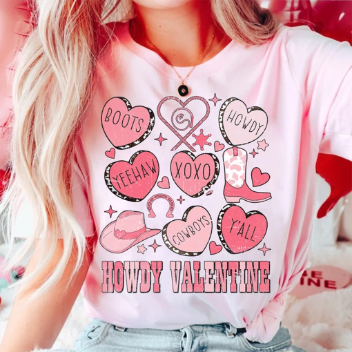 Howdy Valentine Png, Western Valentines Png, Cowgirl Valentines Png, Conversation Hearts Png, Retro Valentines Png,Disco Ball Valentines Png