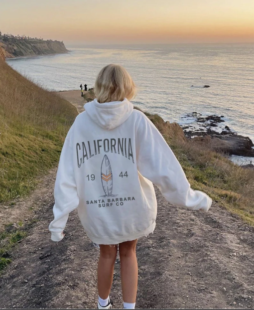 Surf Sweater, Oversized Trendy hoodie, Beach Bum hoodie, aesthetic tumblr hoodie