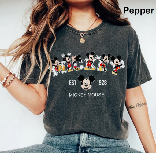 Mickey and Friends Shirt, Disney Comfort Colors Shirt, Magic Kingdom Shirt, Disney World Shirt, Disney Family Shirts, Disney Vacation Shirt