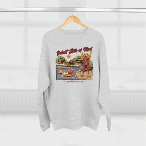 Texas 1881-Texas State University Bobcat-Unisex Premium Crewneck Sweatshirt