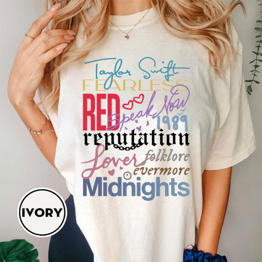 Vintage The Eras Tour Shirt, Swiftie Eras Tour Shirt, Swiftie Shirt, Swiftie Merch shirt, Midnights Concert Shirt, Midnights Album Tee