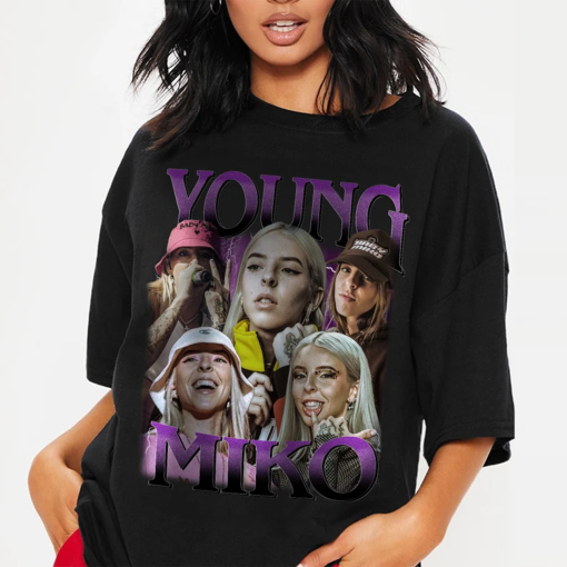 Young Miko Vintage 90s Bootleg Style Rap Shirt, Young Miko Oversized Unisex Retro Tee For Men Women, Baby Miko Trap Kitty Vintage Sweatshirt