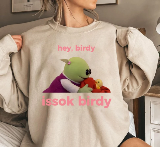 Nanalan Hey Birdy Issokay Birdy Retro Shirt, Nanalan Sweatshirt, Nanalan Merch, Nanalan Cartoon Shirt, Nanalan Meme, Cartoon Fan Shirts