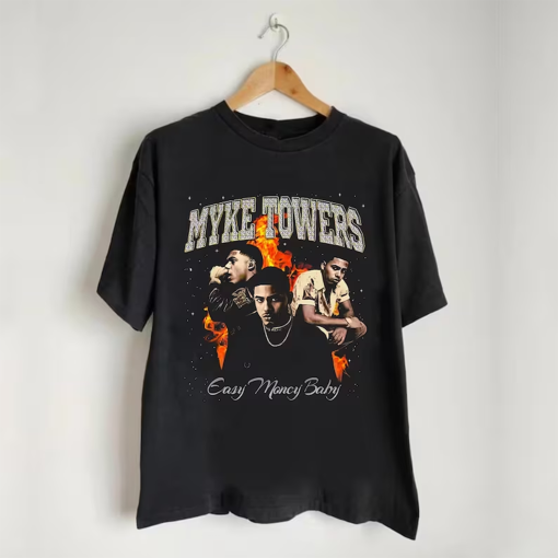 Myke Towers T-shirt, Vintage Myke Towers 90s Shirt, Rapper Myke Towers Bootleg Tee, Retro Myke Towers Shirt For Fan, Myke Towers Unisex Tees