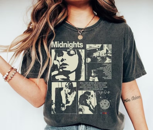 Midnigts Shirt, Swiftiee Tour Shirt, Taylorr The Eras Tour Shirt, Y2k TS The Eras Tour Midnights Shirt