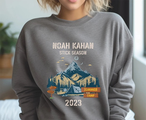 Vintage Stick Season Tour 2023 Sweatshirt, Noah Kahan Stick Season Tour 2023 Sweater, Kahan Folk Pop Music, Country Music Shirt