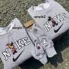 G.wen..sta.c.y and Spid.e.r Embroidered Sweatshirt, Matching Custom Couple Hoodies, Cute Embroidery, Couple Gift