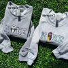 G.wen..sta.c.y and Spid.e.r Embroidered Sweatshirt, Matching Custom Couple Hoodies, Cute Embroidery, Couple Gift