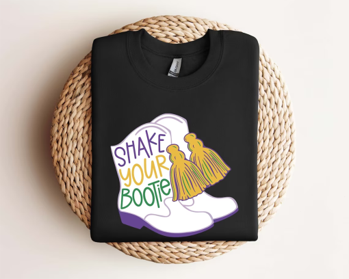 Shake Your Bootie Mardi Gras Shirt,Retro Mardi Gras Booties Shirt,Fat Tuesday Shirt,Cute Mardi Gras Tshirt,Lousiana Sweatshirt,NOLA Sweaters