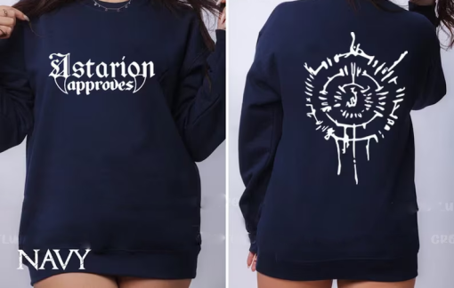 Adventure Awaits, Astarion Approves, Astarion Baldur’s Gate 3 Fan Gamer Sweatshirt, BG3 Shadowheart, Karlach, Minthara Gift For Minsc, Gift