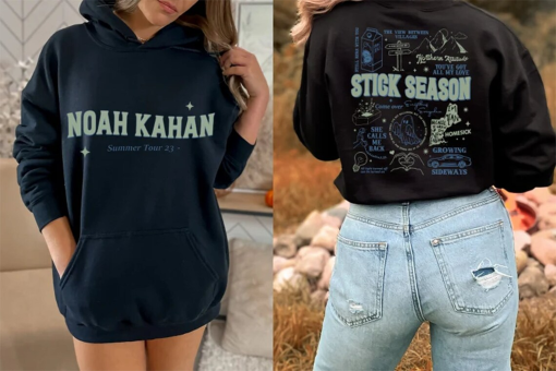 Vintage 2 Sides Stick Season Tour 2023 Sweatshirt, Noah Kahan Stick Season Tour 2023 Sweater, Kahan Folk Pop Music, Country Music Shirt