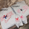 Lady And The Tramp Couple Embroidered Sweatshirt, Embroidered Sweatshirt