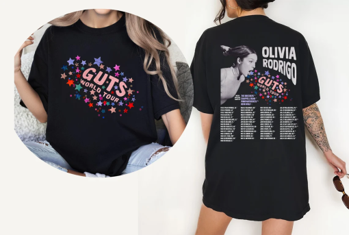 Guts Olivia World Tour Shirt, Vintage Olivia Guts Tour Shirt, Rodrigo World Tour Concert Shirt, Sweatshirt, Hoodie, Gift for him