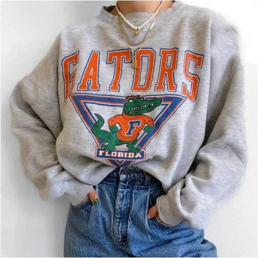 Vintage NCAA Florida Gators Mascot Sweatshirt, University of Florida Shirt, College Vintage Shirt, NCAA Shirt, Fan NCAA Shirt, Vintage Shirt