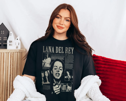 Lana Del Rey SHIRT, Vintage LANA Del Rey Merch, Oversized Shirt Lana Del Rey, Ultraviolence RETRO Lana Del Rey Band Gift For Fans