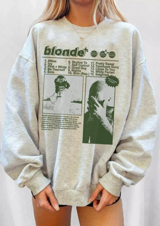 Frank Ocean Shirt, Frank Ocean Blond Tee, Rap Hip Hop 90 Vintage Sweatshirt, Fan Gift, Trending Shirt, Fans Gift Hoodie