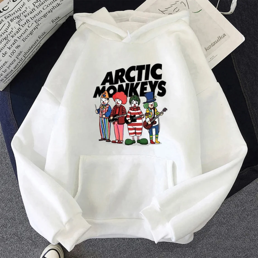 Unisex Comfortable Rock Arctic Monkeys Print Hoodie Hip Hop Coats Rapper Sweater, for her, for him, autumn, winter, summer casual clothing