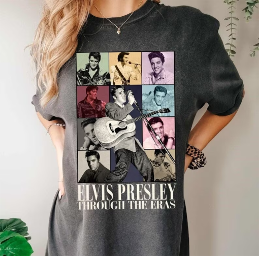 Elvis Presley Through The Eras Shirt, Elvis The Eras Tour, King Of Rock And Roll