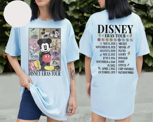 Vintage Disneyland Eras Tour Shirt, Mickey Eras Tour Shirt, Mickey And Friends Shirt, Disney Eras Tour Shirt, Disney Girl Trip Shirt