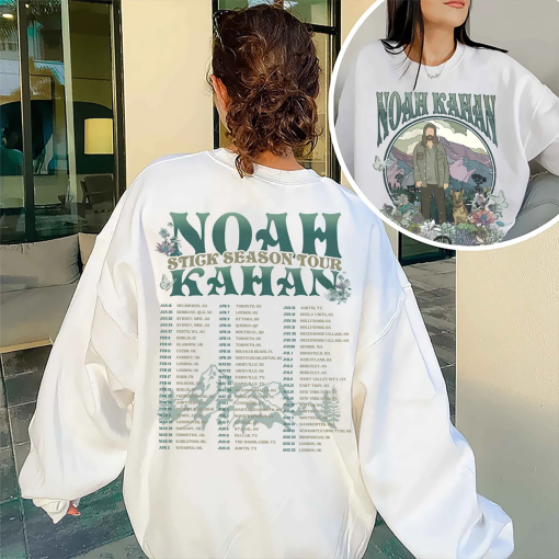 Vintage Stick Season 2023 Sweatshirt, 2 SIDES Noah Kahan Shirt, Country Music Shirt, Noah Kahan Tour, Noah Kahan Stick Season Sweatshirt