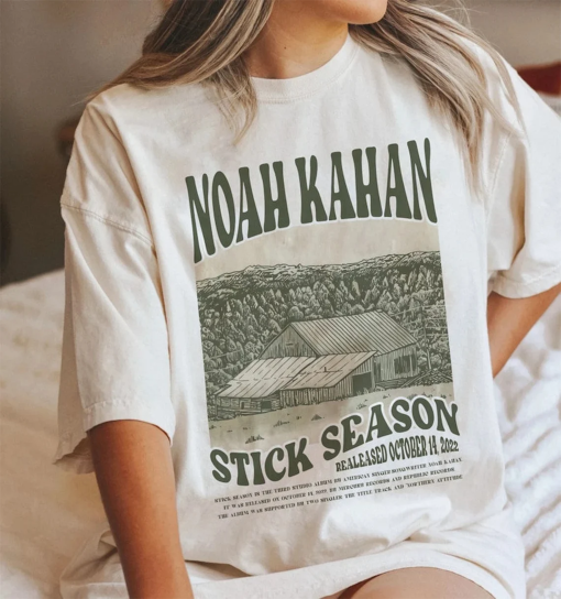 Noah Kahan Shirt, Noah Kahan Merch, Noah Kahan – Stick Season, Country Music Shirt, Music Lover Gift