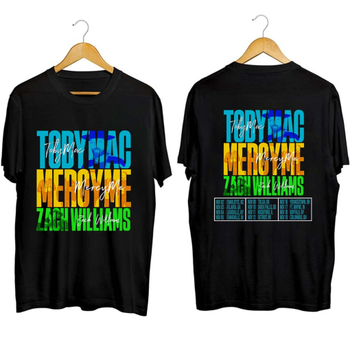 TobyMac, MercyMe and Zach Williams 2023 Tour Shirt, MercyMe, TobyMac, Zach Williams Fan Shirt