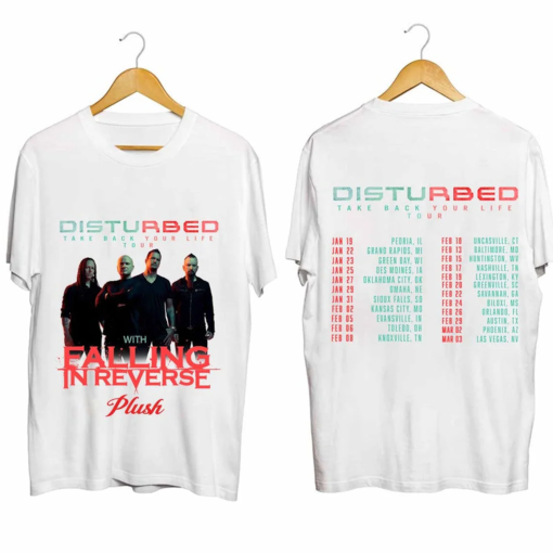 Disturbed 2024 Tour Shirt, Disturbed Band Fan Shirt, Disturbed 2024 Concert Shirt, Disturbed Shirt, Sweatshirt, Hoodie all size, Color