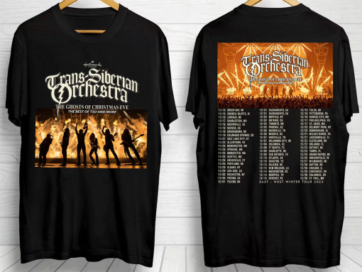 Trans-Siberian Orchestra The Ghost Of Christmas Eve Tour 2023 T-Shirt Sweatshirt, Trans-Siberian Orchestra Winter Tour 2023, Gift for Fan