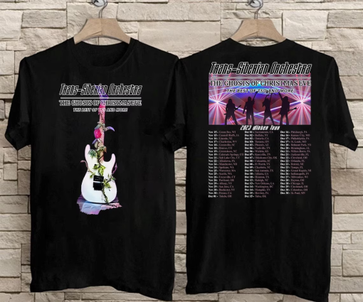 2023 TRANS-SIBERIAN ORCHESTRA The Ghosts Of Christmas Eve Winter Tour T-Shirt, Trans-Siberian Orchestra T-Shirt, 2023 Christmas Tour Shirt