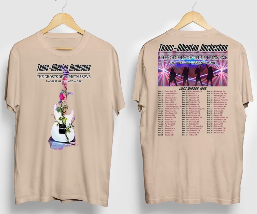 2023 TRANS-SIBERIAN ORCHESTRA The Ghosts Of Christmas Eve Winter Tour T-Shirt, Trans-Siberian Orchestra T-Shirt, 2023 Christmas Tour Shirt