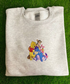 Vintage Winnie the Pooh Inspired Embroidery Embroidery…