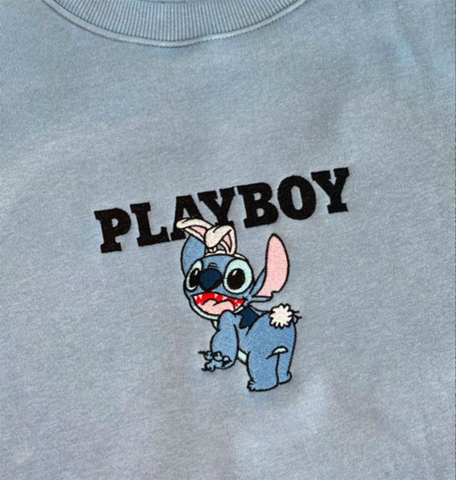 Stitch Embroidered Sweatshirt