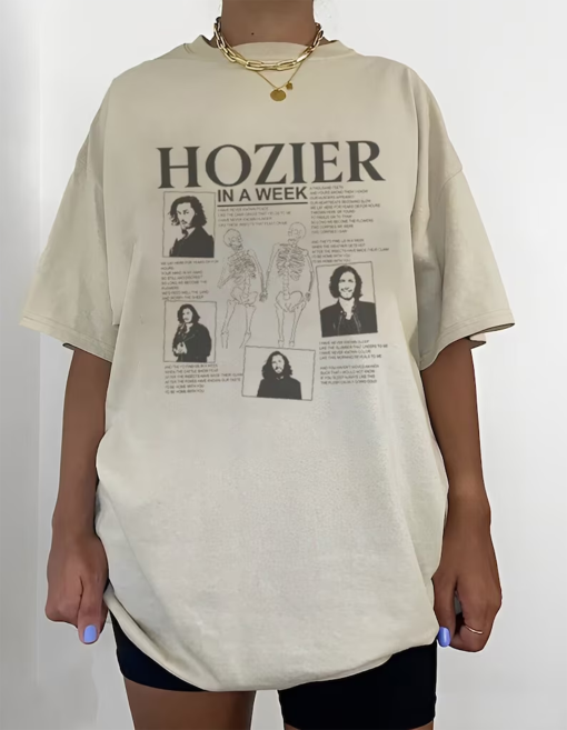 Hozier In a Week Shirt, Hozier Music Shirt, No Grave Can Hold My Body Down, Hozier Unreal Unearth Shirt, Hozier Unisex Gift Bootleg Hoodie