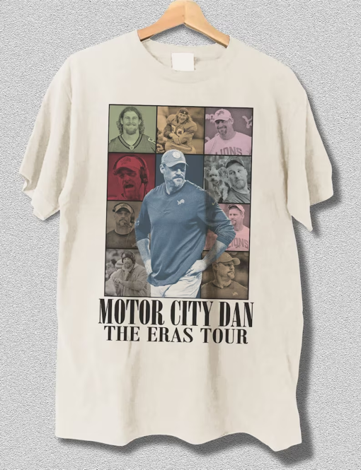 DAN CAMPBELL The Eras T-Shirt, Motor City Dan Unisex Shirt, Football, Gift for fans