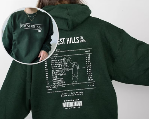 2014 forest hills drive tracklist J cole Shirt, J cole Sweatshirt