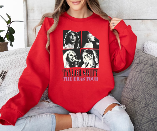 Taylor The Eras Tour Sweatshirt, Swiftie Merch Hoodie, Vintage The Eras Tour, Midnights Concert Shirt Tour Sweatshirt