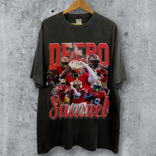 Vintage Deebo Samuel Tshirt, Sweatshirt, Hoodie, Football, Vintage Bootleg, Retro, Unisex, Oversized Shirt, Classic 90s Graphic Tee