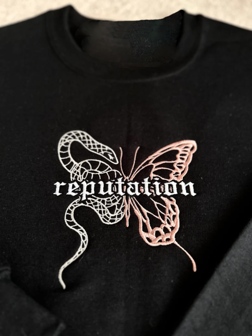 Reputation Taylor Swiftie Embroidered Sweatshirt