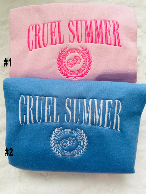 Cruel Summer Taylor’s Version Embroidered Sweatshirt