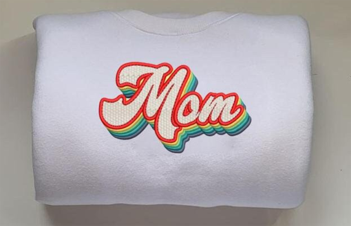 Embroidered Mom Custom Mama Sweatshirt