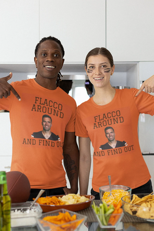 Flacco Around And Find Out – Cleveland Browns – Unisex Heavy Cotton Tee