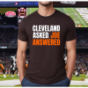 Cleveland Browns Joe Flacco Unisex Tri-Blend Crew T-Shirt