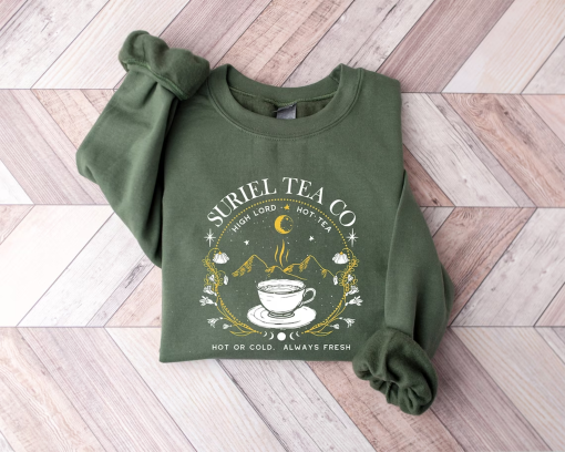 Suriel Tea Co Shirt, Book Lover T-Shirt, Acotar Sweatshirt, A Court Of Thorns And Roses Tee, Sarah J Maas Shirt, Reading Tee, Reader Gifts