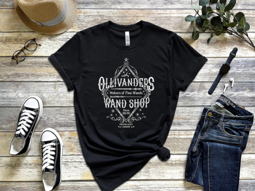 Ollivander’s Wand Shop Shirt, Makers of Fine Wands, Magic Bookish, Wizard World Shirt, Book Reading Magic