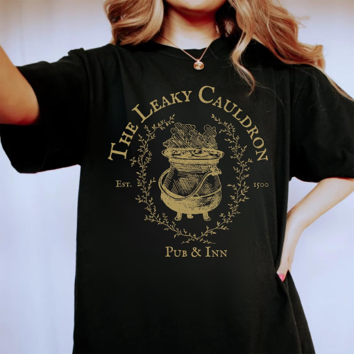 Leaky Cauldron Comfort Colors T-shirt, Universal Trip, Potter World Tee, Wizarding Apparel, Alley Top, Potterhead Gift, Cute Harry Shirt