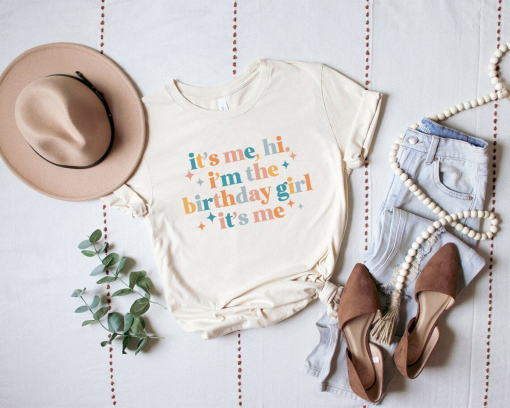 Trendy Shirts For Birthday Girl, It’s Me Hi, I’m The Birthday Girl It’s Me Shirt, Birthday Gift Tee, Gift for Daughter, Birthday Girl Outfit