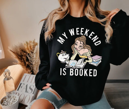 My Weekend Is Booked Shirt, Princess Belle’s Book Shop Tee, Librarian Shirt, Bookworm Shirt, Librarian Gifts, Reading Book Lover Shirt