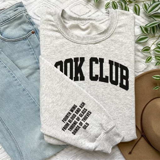 Custom Book Club Sweatshirt, Personalized Book Club Crewneck, Book Sweatshirt, Gift for book lover, Book club gift, Book club sweatshirt